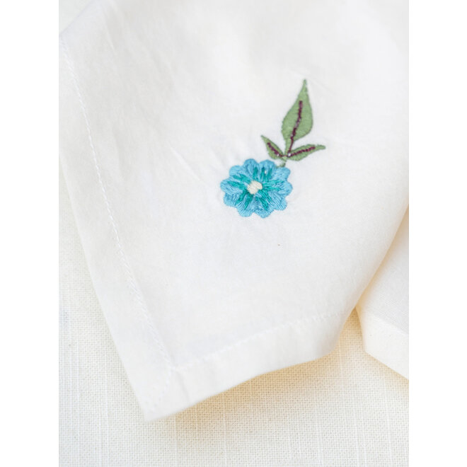 Rooster Embroidered Tea Napkins