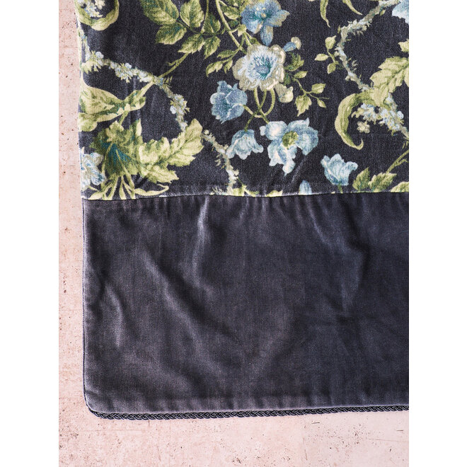 Lillian Velvet Runner (Charcoal)