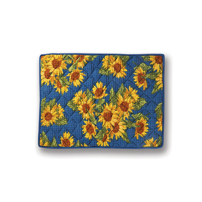 Sunflower Valley Navy Drying Mat