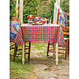 Farmhouse Plaid Tablecloth, 54" x 54"