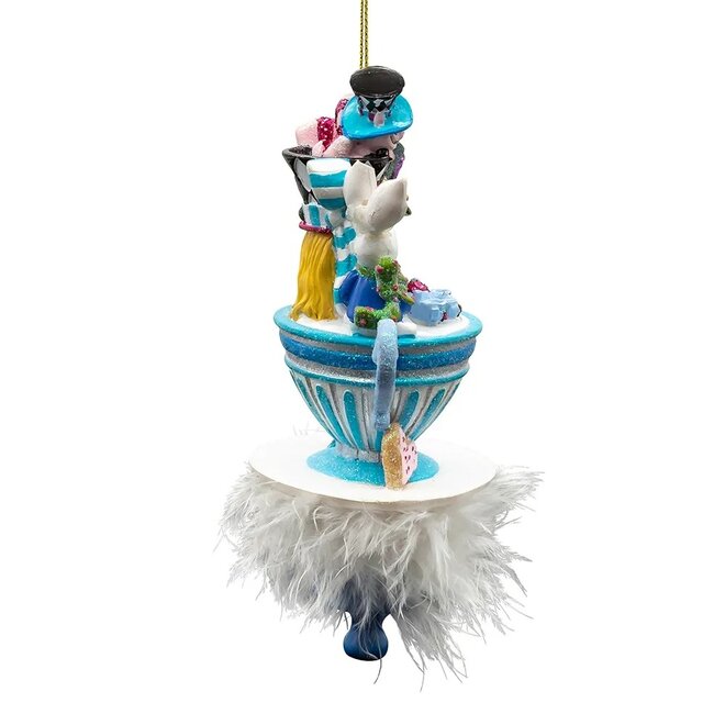 Kurt Adler Alice & Friends Tea Party Hat Ornament