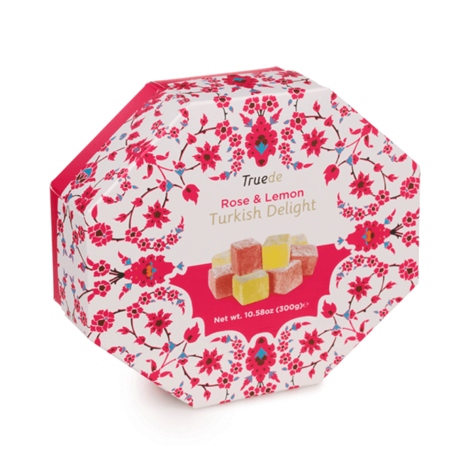 Truede Rose & Lemon Turkish Delight 300g