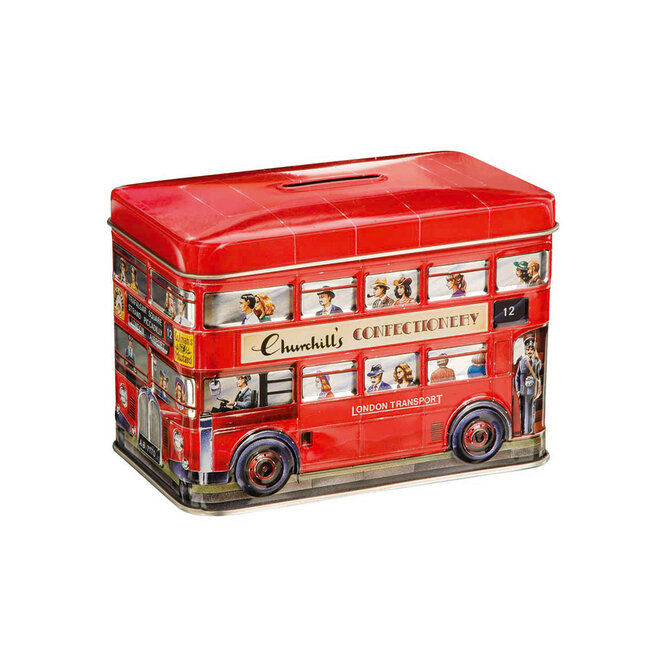 Churchill's Confectionery Double-Decker Bus English Toffees Tin 150g
