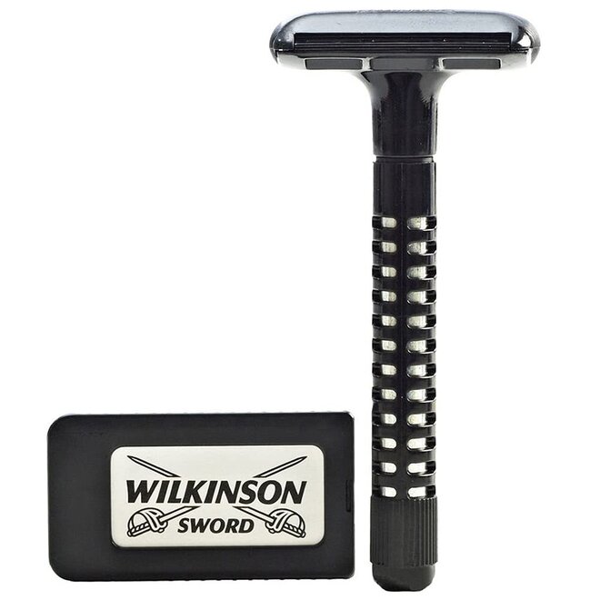 Wilkinson Sword Classic Men's Double Edge Safety Razor with 5 Razor Blades