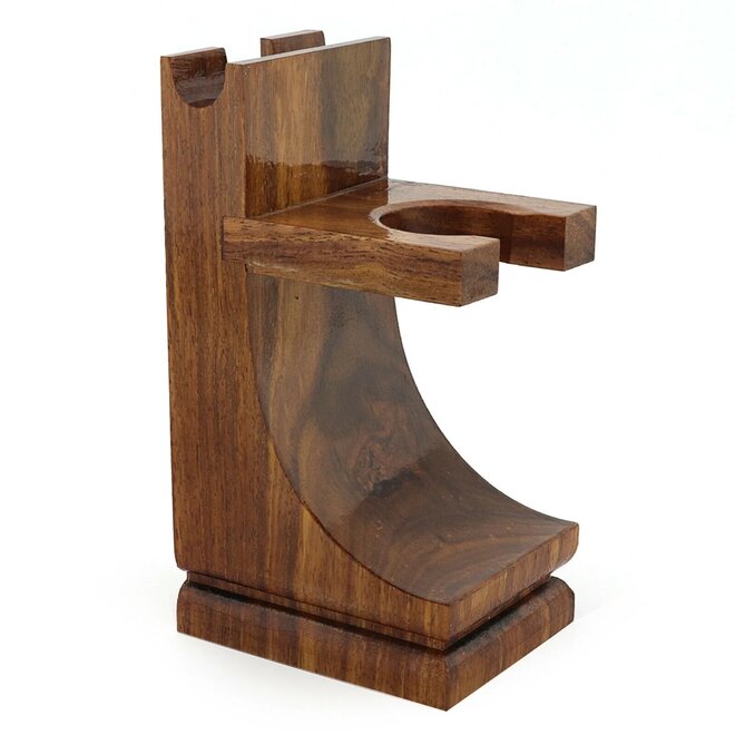 Parker Mission Style Razor & Shaving Brush Wood Stand