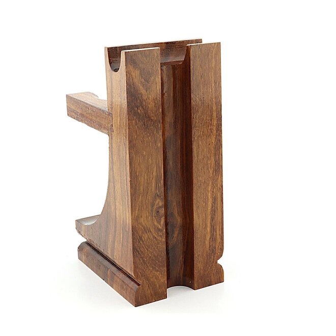 Parker Mission Style Razor & Shaving Brush Wood Stand