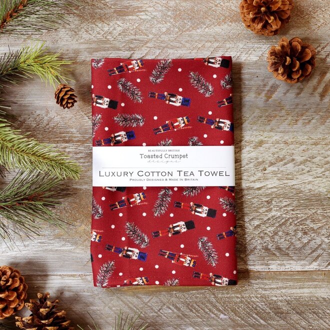 Nutcracker Tea Towel (Red)
