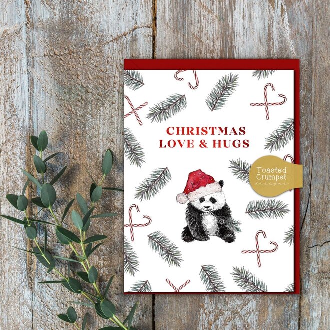 Love & Hugs at Christmas Card