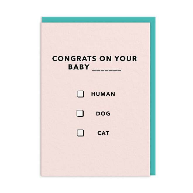 Congrats on Your Baby Card