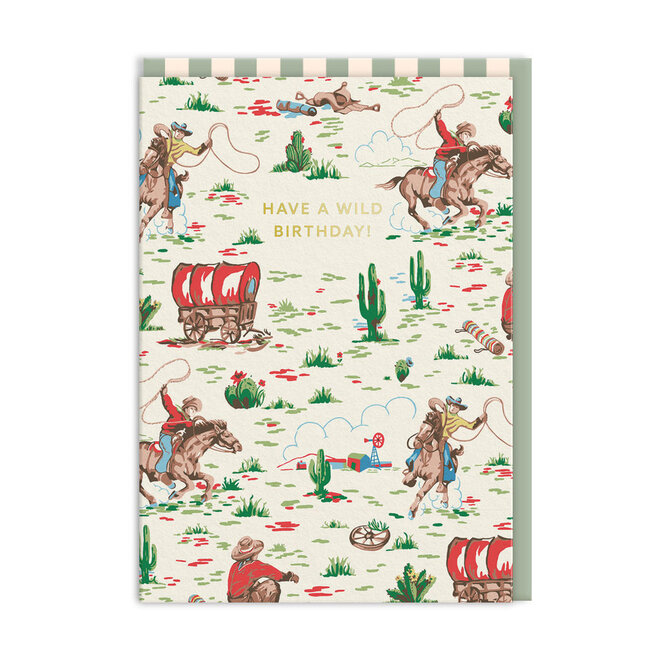 Cath Kidston Cowboy Birthday Card
