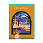 Bon Voyage Amsterdam Leaving Greeting Card