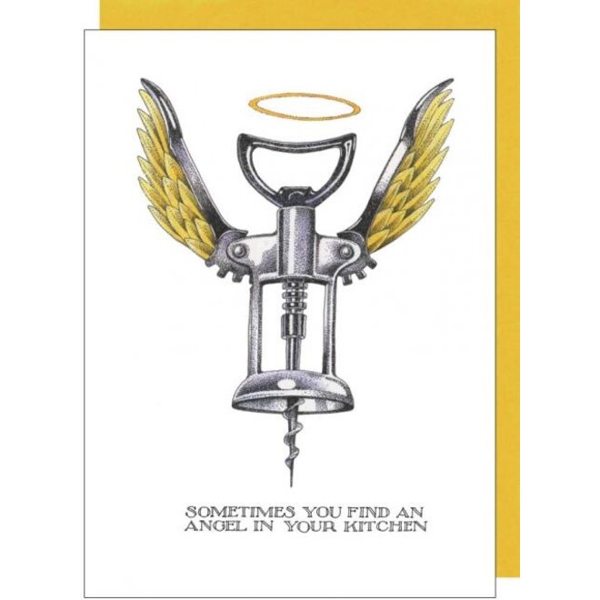 Kitchen Angel Greeting Card