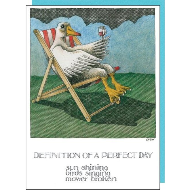 Perfect Day Duck Greeting Card