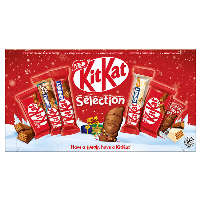 KitKat Christmas Chocolate Selection Box 234g