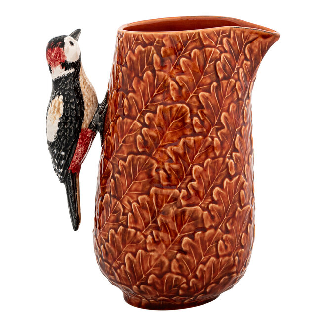 Bordallo Pinheiro x Claudia Schiffer Gudrun Woodpecker Medium Pitcher