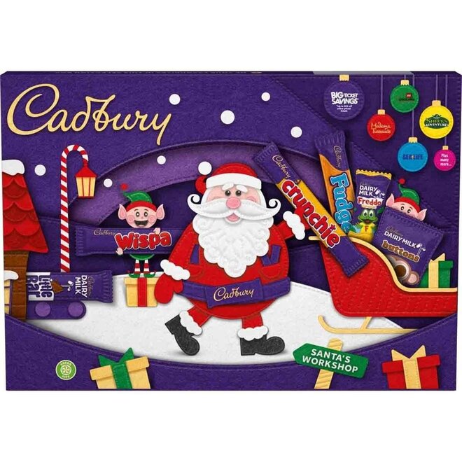 Cadbury Santa Christmas Selection Box 125g