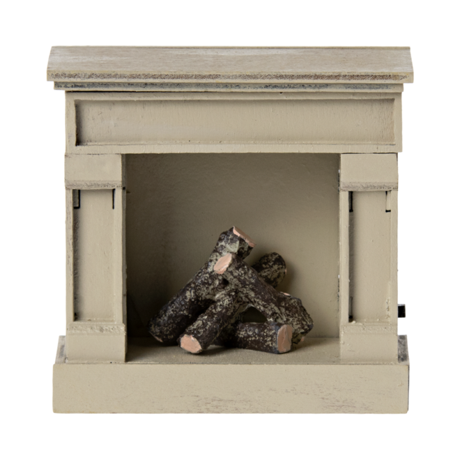 Fireplace, Mouse (Off White)