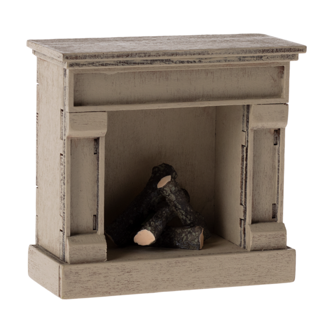Fireplace, Mouse (Off White)
