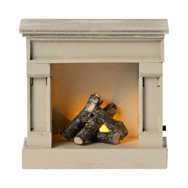 Fireplace, Mouse (Off White)