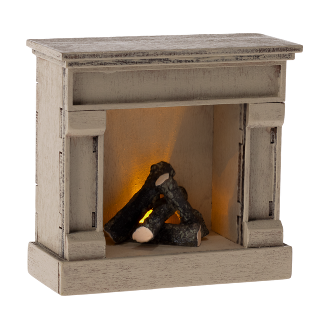 Fireplace, Mouse (Off White)