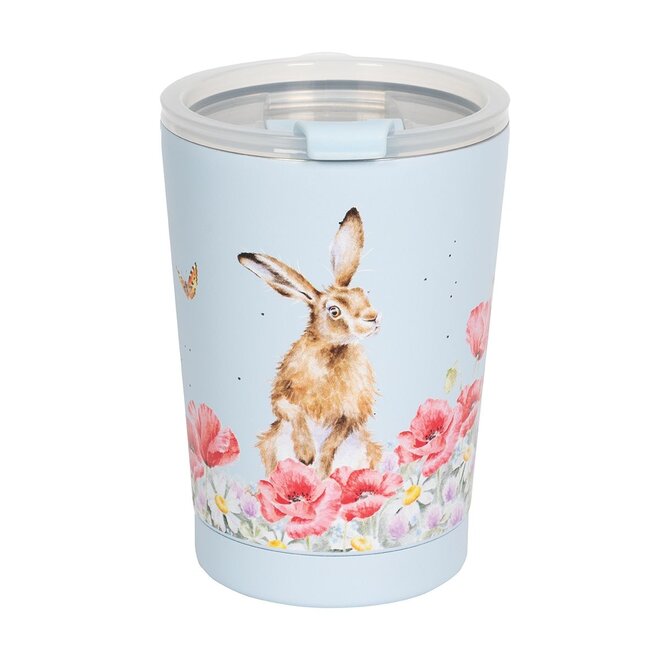 Field Of Flowers Hare Thermal Travel Cup