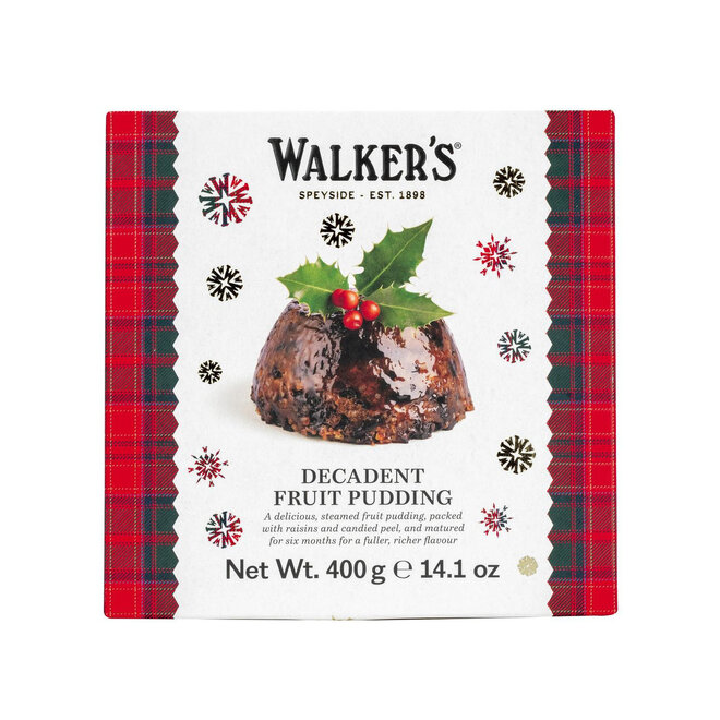 Walkers Large Decadent Rich Fruit Pudding 400g