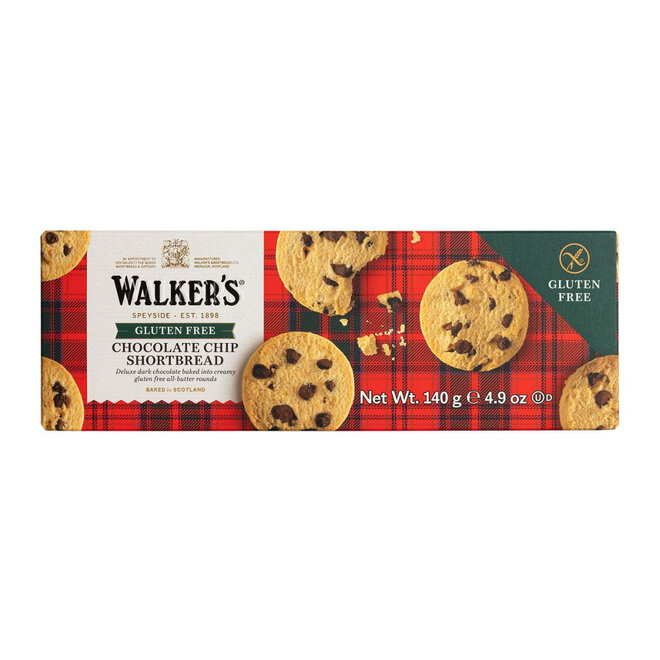 Walker's Gluten Free Chocolate Chip Shortbread