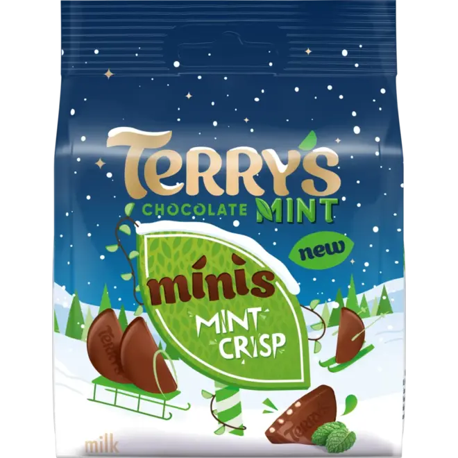 Terry's Chocolate Mint Crisp Minis Pouch
