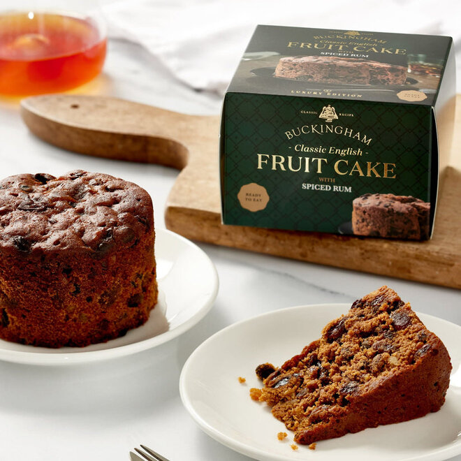 Buckingham Classic English Fruit Cake with Spiced Rum 280g