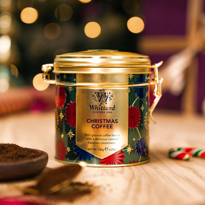 Whittard of Chelsea Christmas Coffee Clip-Top Tin