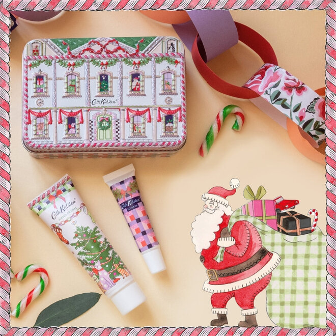 Cath Kidston A Dolls House Hand & Lip Gift Set Tin