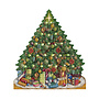 Light-Up Musical Christmas Tree Wooden Advent Calendar