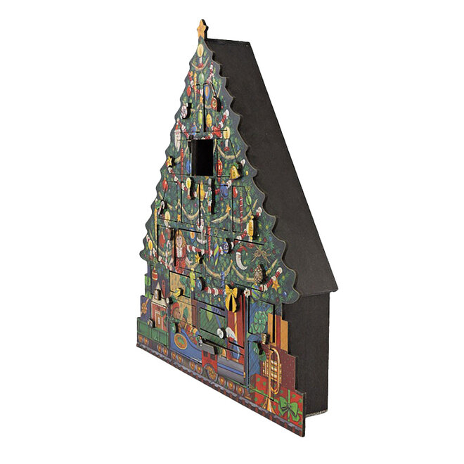 Christmas Tree Wooden Advent Calendar