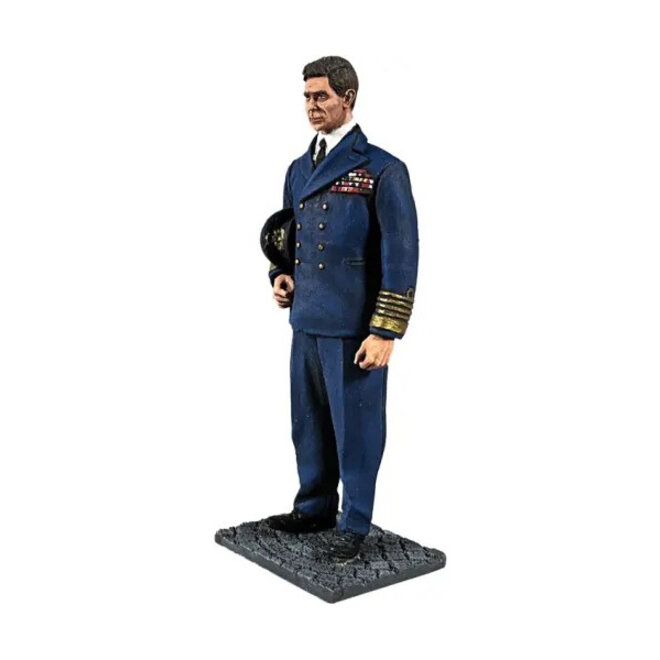 British King George VI in Wartime Uniform, 1939–1945 Figurine