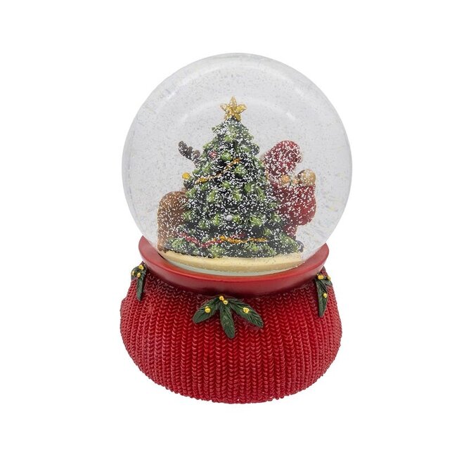Kurt Adler Santa & Tree Musical Snow Globe