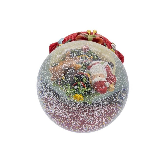 Kurt Adler Santa & Tree Musical Snow Globe