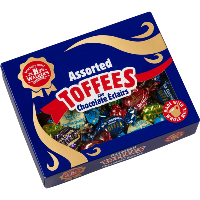 Walker's Nonsuch Assorted Toffee & Chocolate Eclair Gift Box
