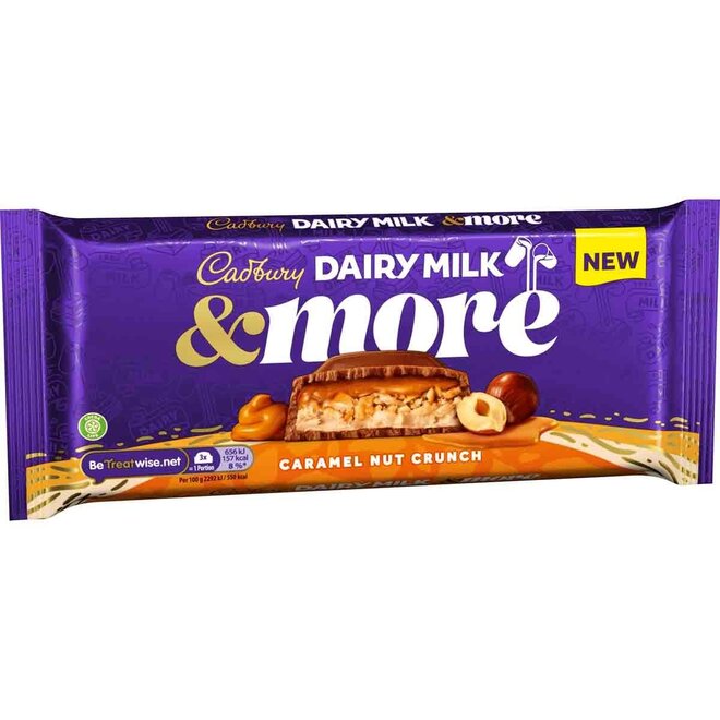 Cadbury Dairy Milk & Caramel Nut Crunch Bar