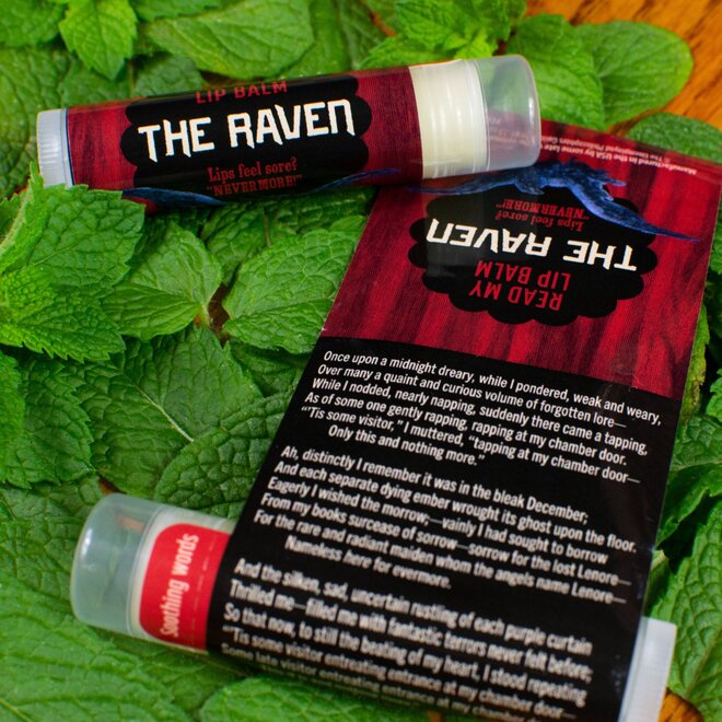Poe's Raven Lip Balm