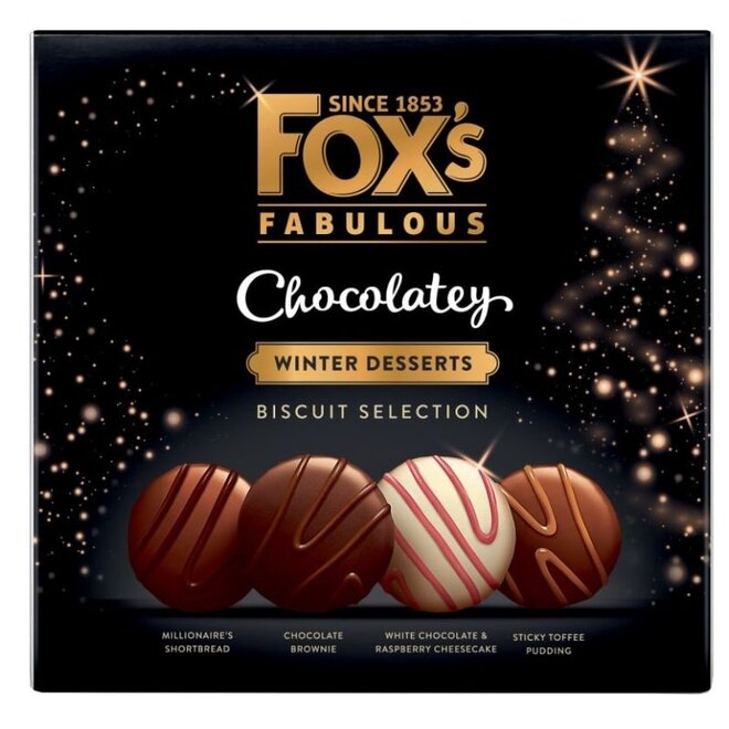 Fox's Fabulous Chocolatey Winter Desserts Biscuit Selection Box