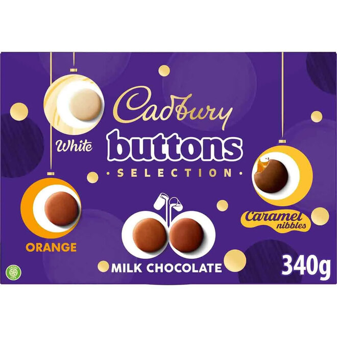 Cadbury Buttons Selection Box 340g