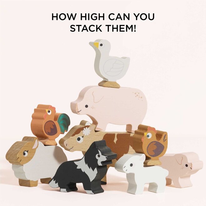 Stacking Farmyard Animals & Bag