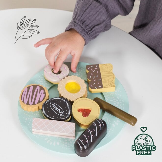 Biscuits & Plate Set
