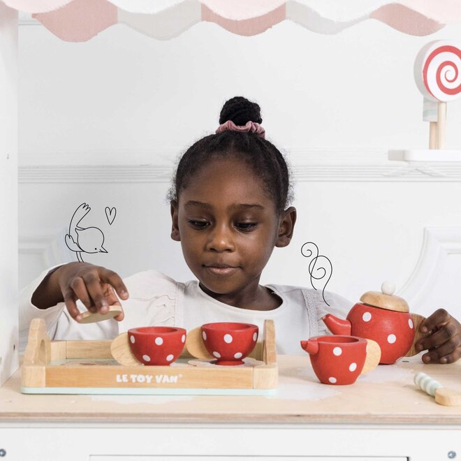 Honeybake Tea Set & Tray