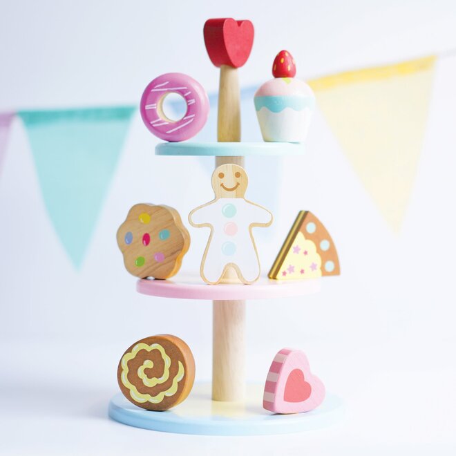 Honeybake Three Tier Patisserie Cake Stand Set