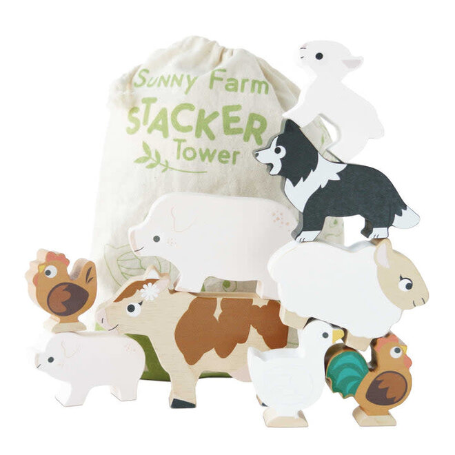 Stacking Farmyard Animals & Bag
