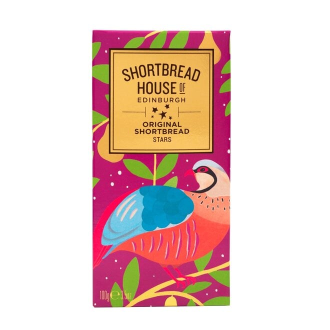 Shortbread House of Edinburgh Original Shortbread Partridge  Stars