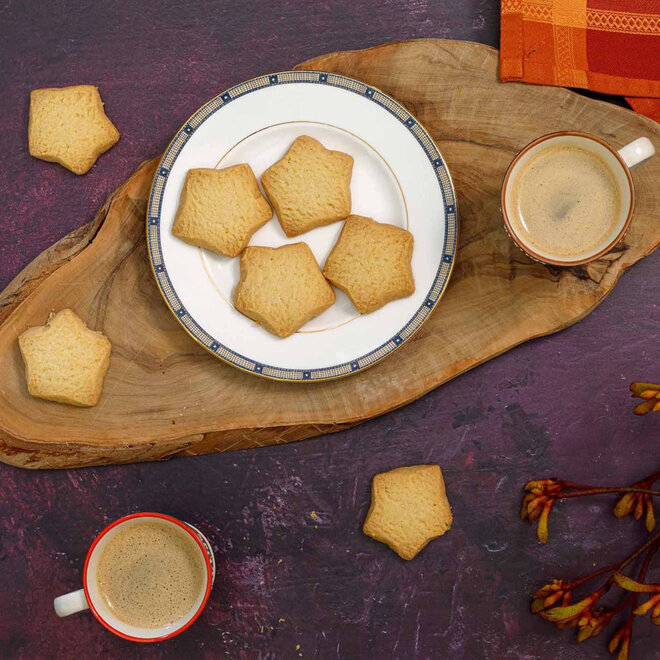 Shortbread House of Edinburgh Original Shortbread Partridge Stars