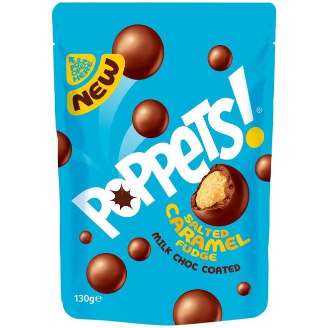 Poppets! Salted Caramel Pouch 130g