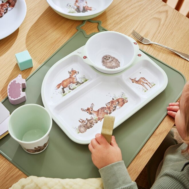 'Little Wren' Child's Tray & Bowl Set